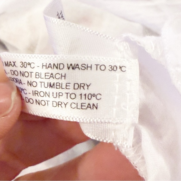 Charo Ruiz Botanic Print Cotton Mini Dress In White L - Picture 14 of 16